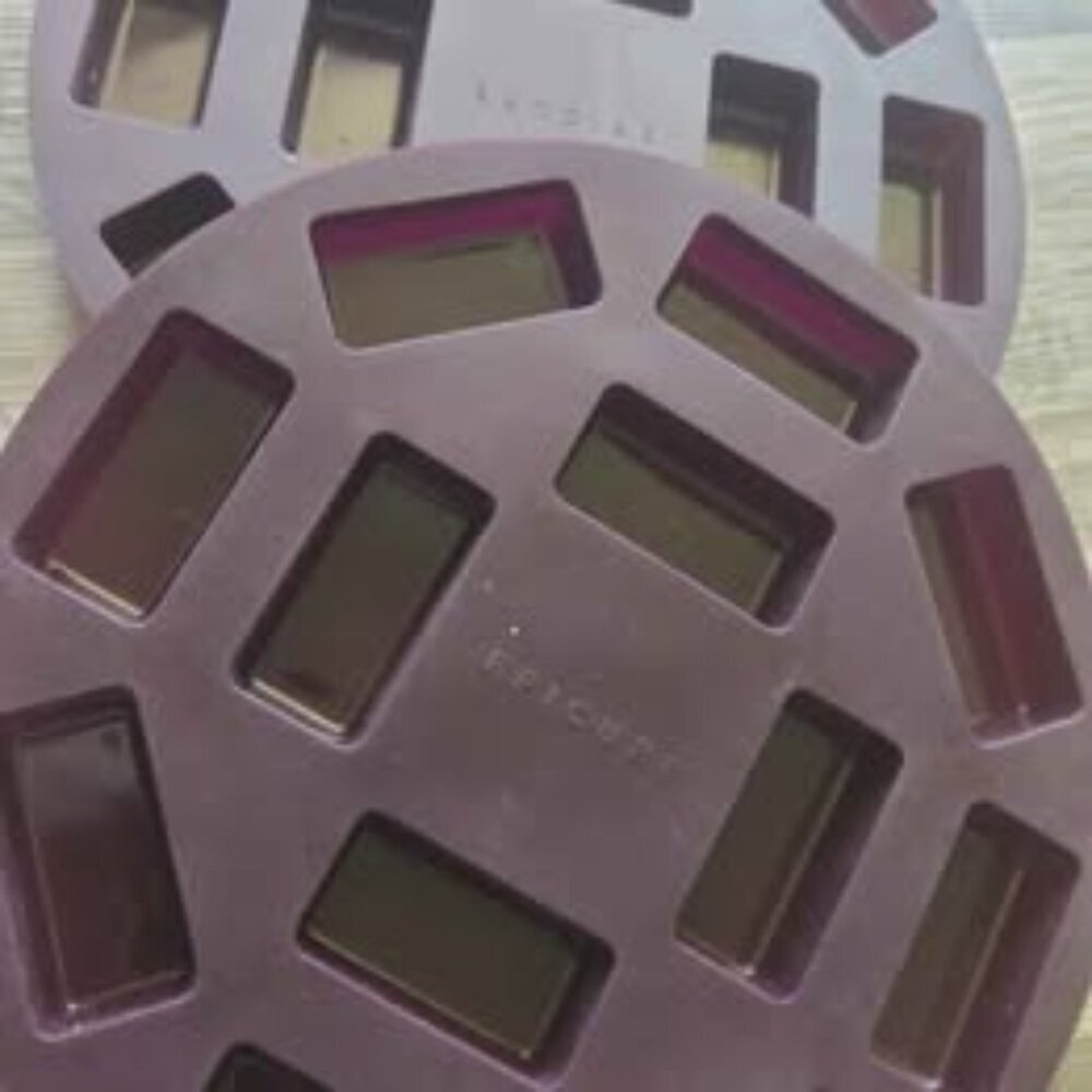 EPICURE Purple Silicone Baking Lot Fluted Cake Perfect Portion Pan Freezer Tray - Picture 5 of 5